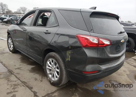 2020 Chevrolet Equinox Fwd Ls из США, поврежденный, VIN 3GNAXHEV2LS565339